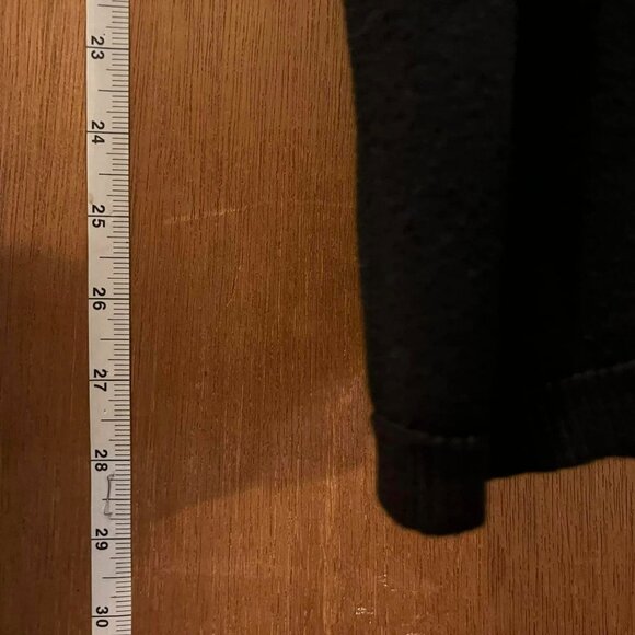 🐻Size X - Ava - Viv - Long Sleeve Cold-Shoulder Black Pullover - Picture 7 of 7